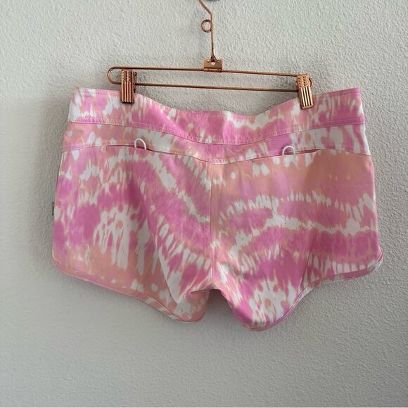 NWT Rip Curl Classic Surf 5" Trunk Pink Tie Dye North Shore Oahu Medium - Picture 2 of 7